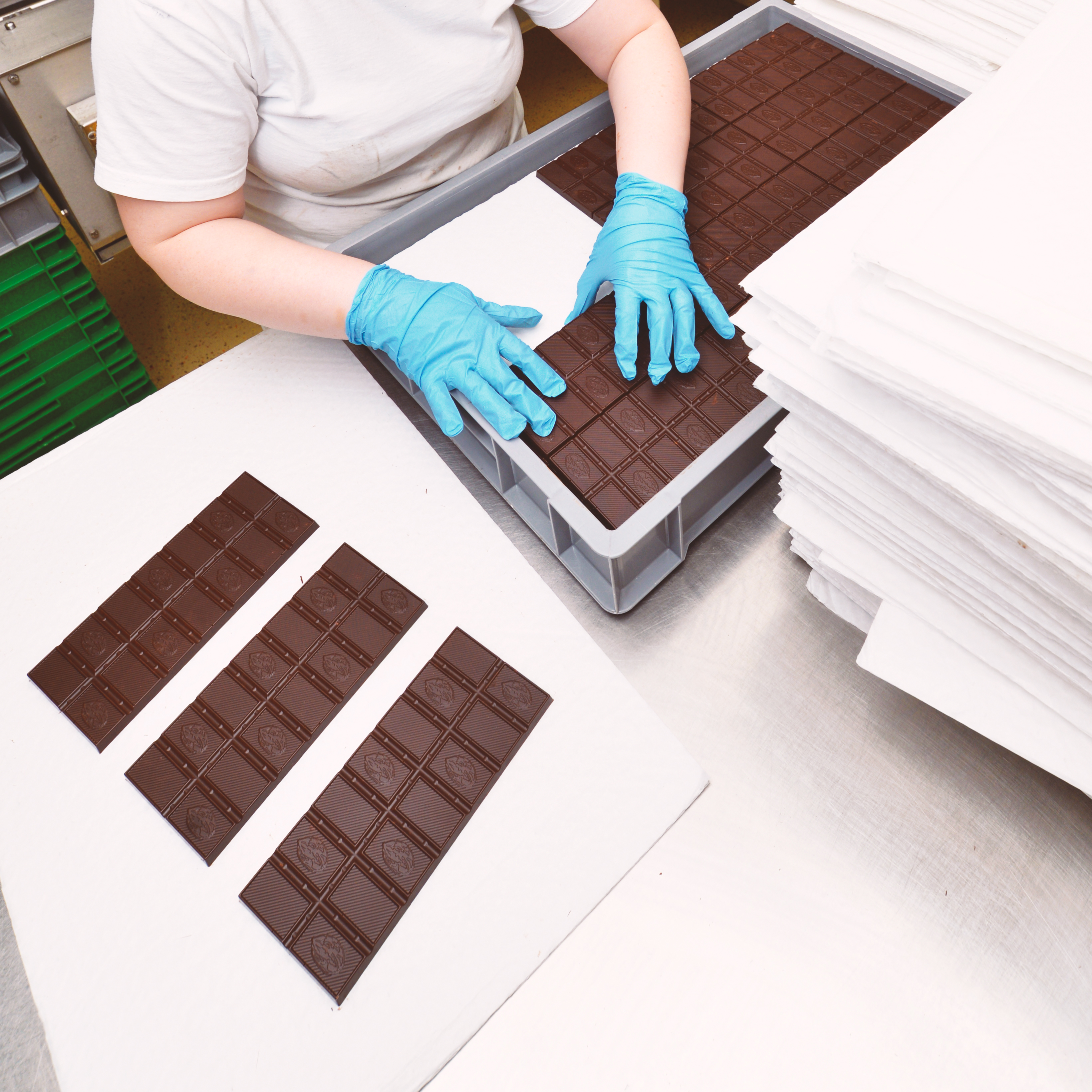 Schokoladen- und Süßwarenproduktion