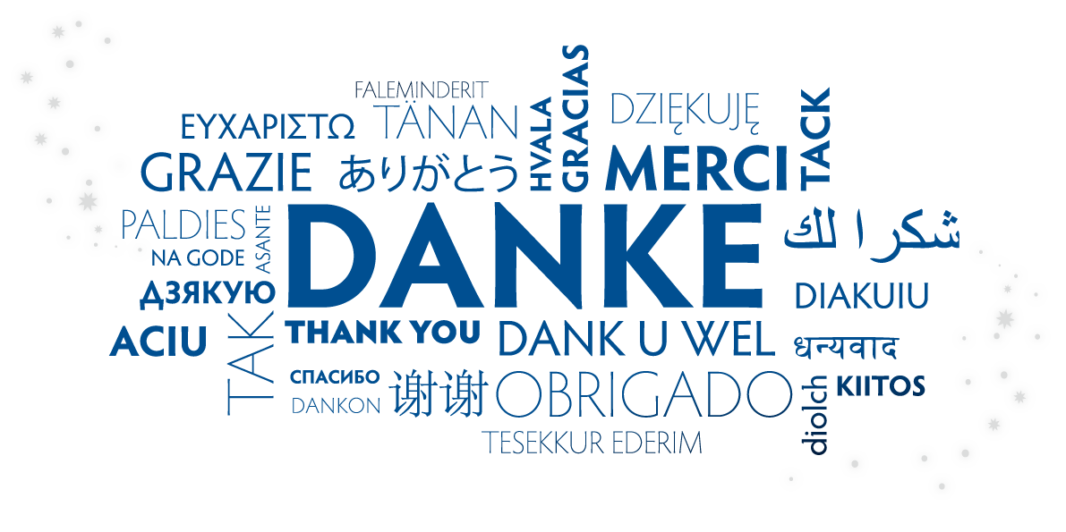 Danke Mehrsprachiges Danke