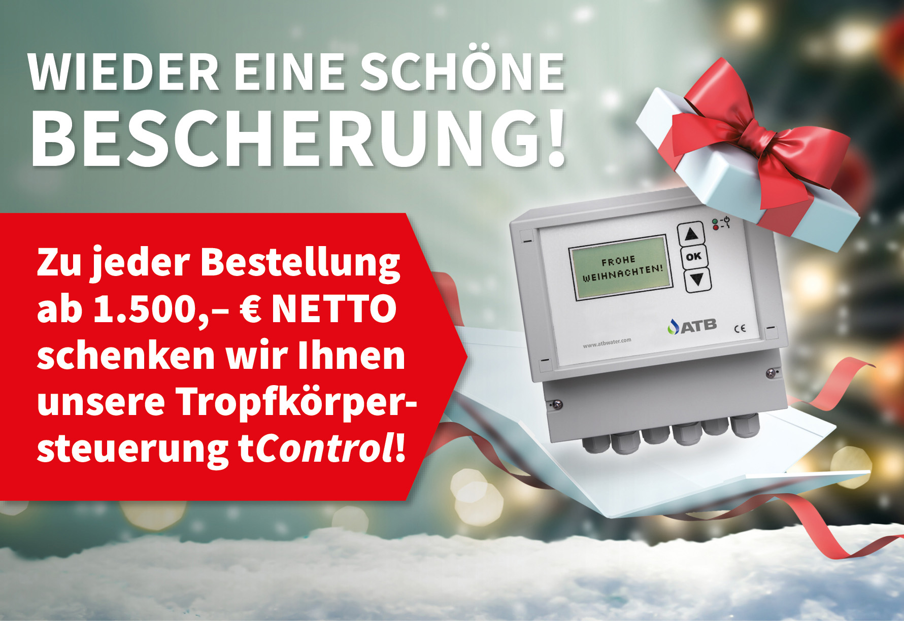 Geschenk tControl Tropfkörpersteuerung