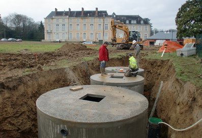 Bild von der Baustelle La Croix Rouge