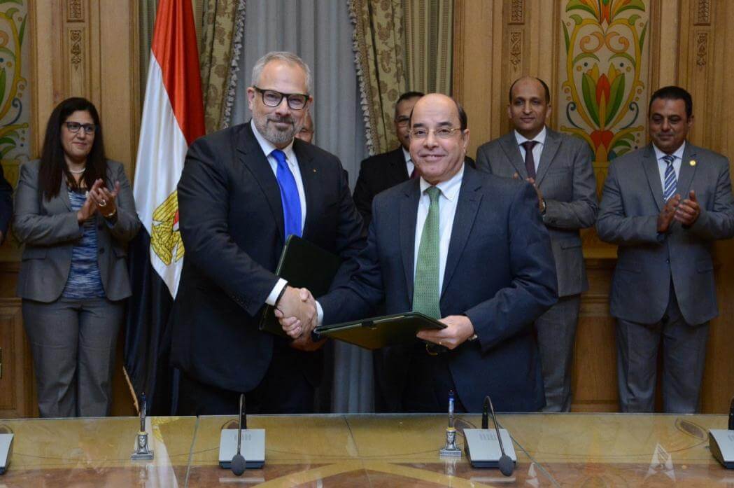 Markus Baumann mit ägyptischem Minister
