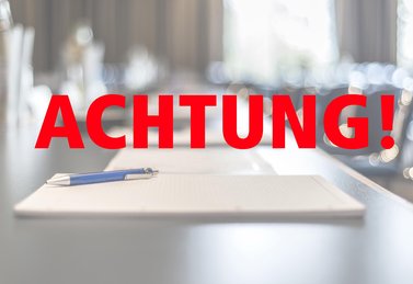 Achtung Neuigkeiten zu unseren Seminaren