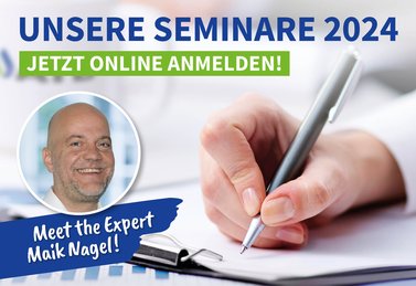 Unsere Seminare im Frühjahr 2024 mit unserem Experten Maik Nagel