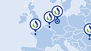 Carte du monde avec les sites ATB