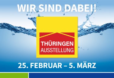 Wir sind bei der Thüringen-Ausstellung dabei