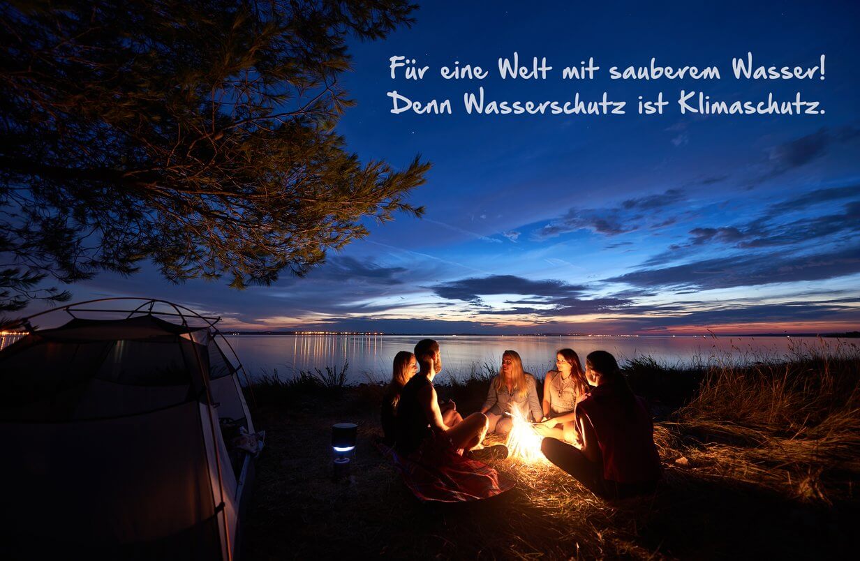 Camping am Lagerfeuer