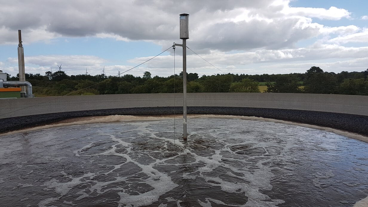 Regenwasserbehandlung auf einer Biogasanlage