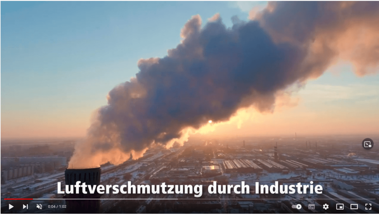 YouTube Video des neuen Konzepts Water to carbon factory