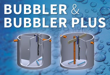 Unsere neuen Kleinkläranlagen BUBBLER und BUBBLER PLUS