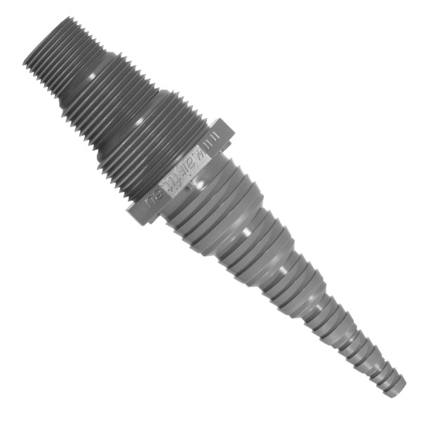 Schlauchnippel 3/4", 1", 1 1/4" AG